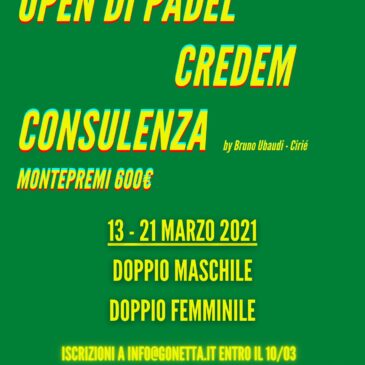 Open Padel Credem 2021